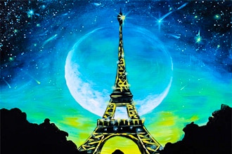Paint Nite: Moonlit Glowing Paris